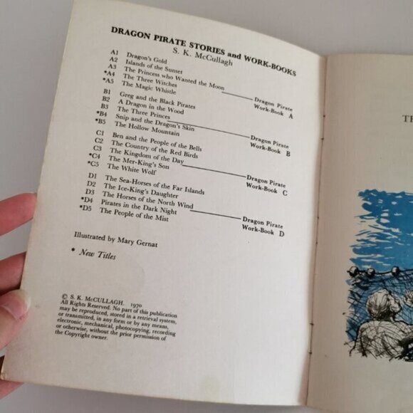Mer-King's Son by Sheila K McCullagh Student Reader Book 1970s Vintage Pirates - Picture 3 of 7
